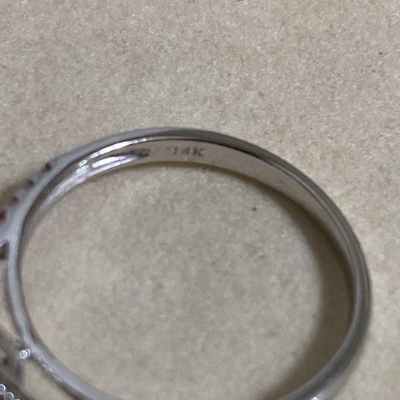 14K White Gold Ruby Ring - Picture 9 of 12